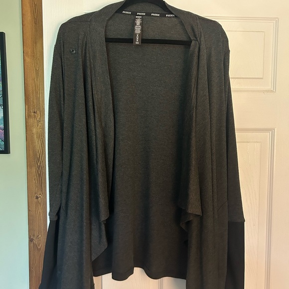 Women's Gray Cardigan - Picture 1 of 3
